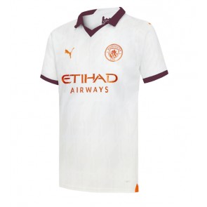 Maillot de foot Manchester City Extérieur 2023-24 Manches Courte